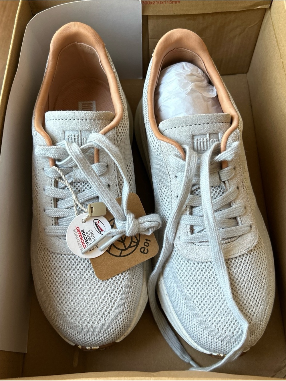 Fitflop F MODE E01 knit platform sneaker US5 - NEW BOX